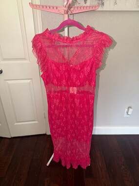 endless rose tiered fringe knit dress Endless Rose Suede Fringe Spaghetti Dress